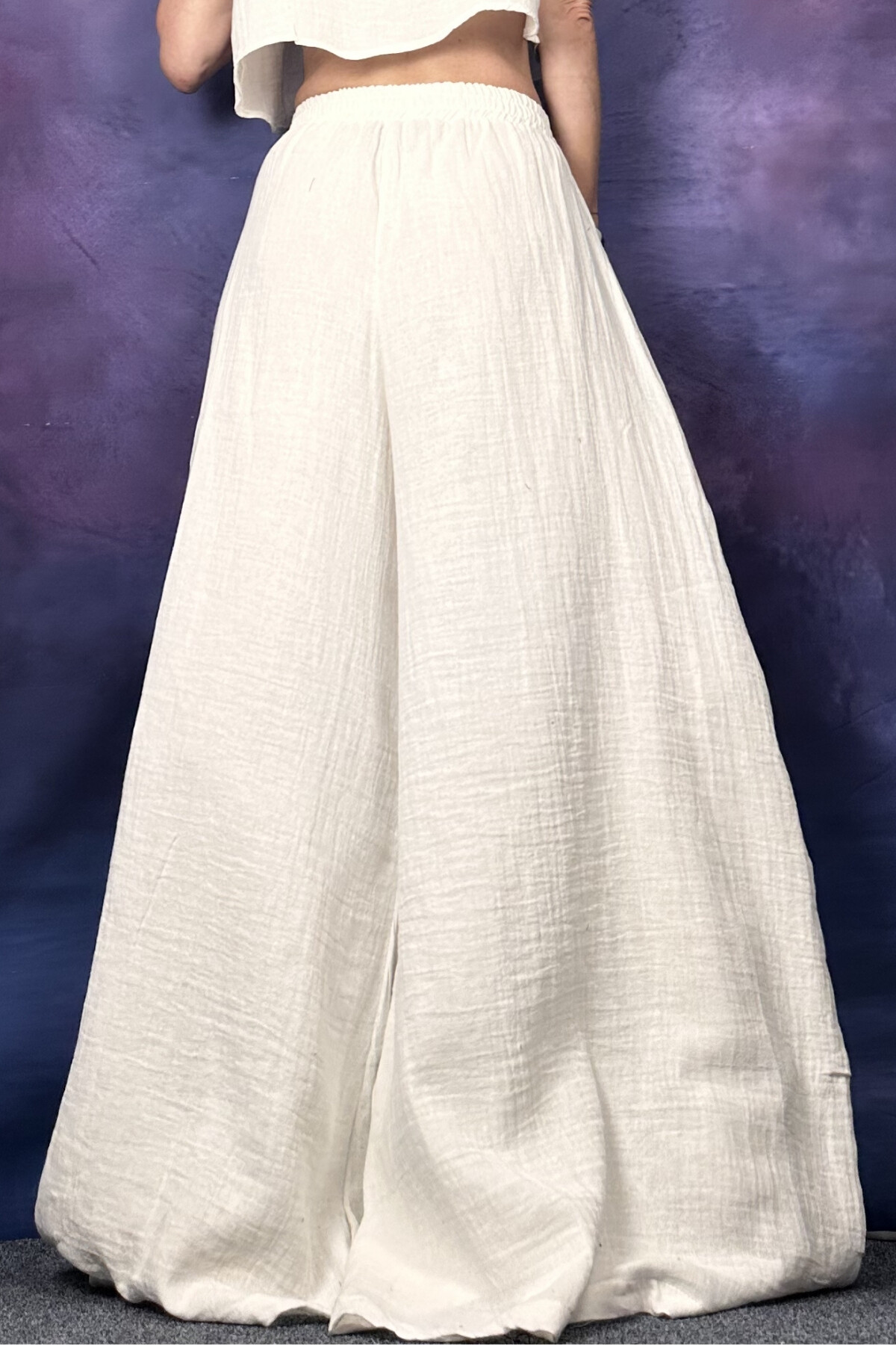 GENİŞ KESİM BAMBU PANTOLON