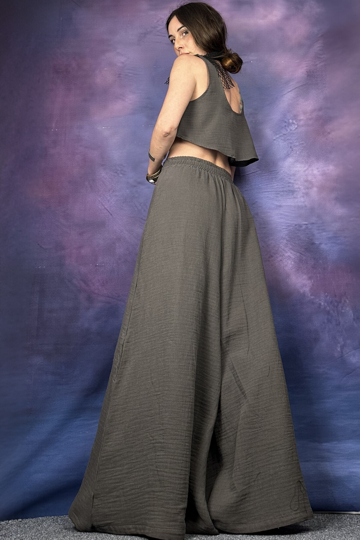 GENİŞ KESİM BAMBU PANTOLON
