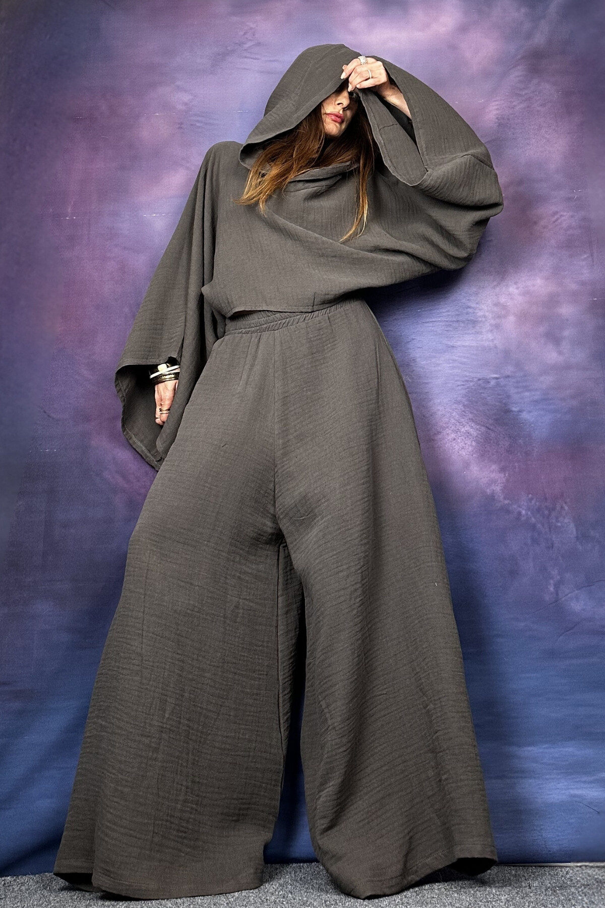 GENİŞ KESİM BAMBU PANTOLON