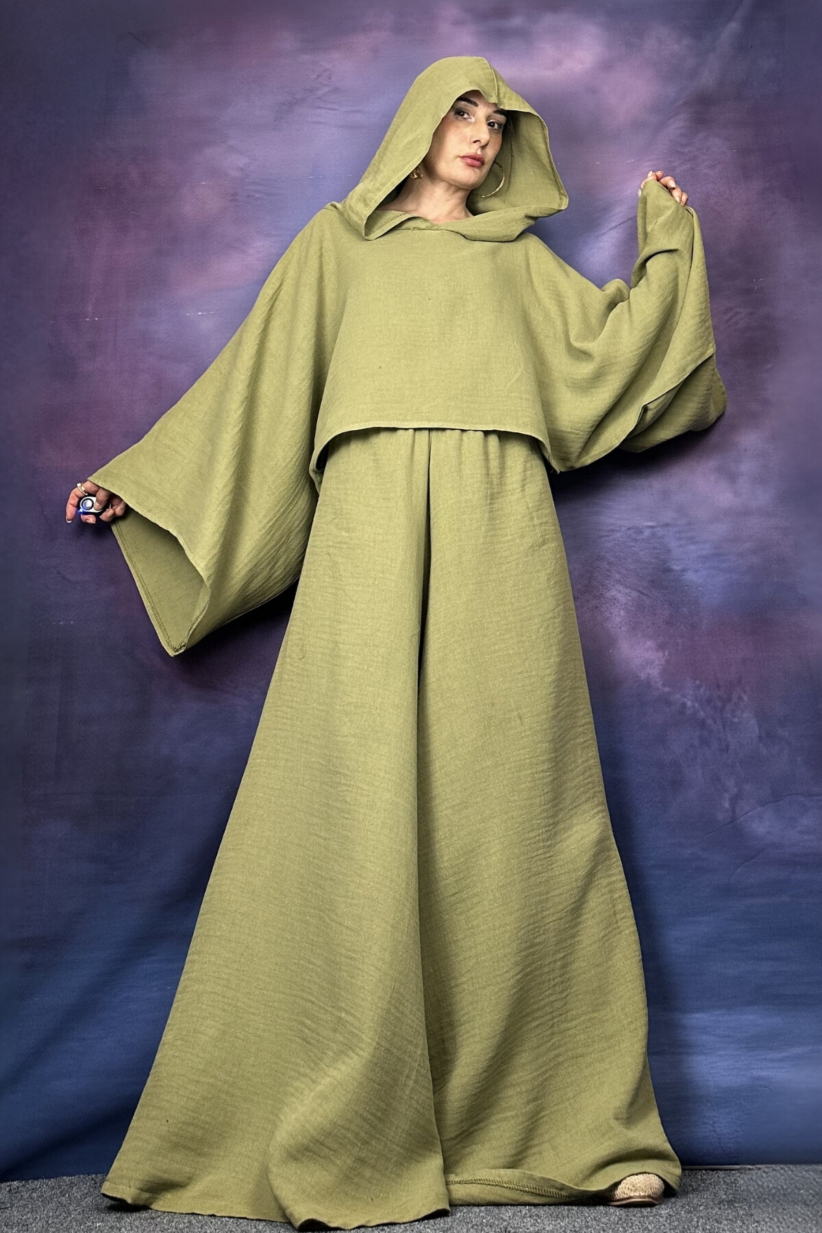 GENİŞ KESİM BAMBU PANTOLON