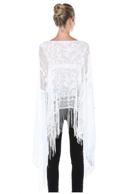 GENİŞ KESİM DANTEL DOKULU TUNİK  