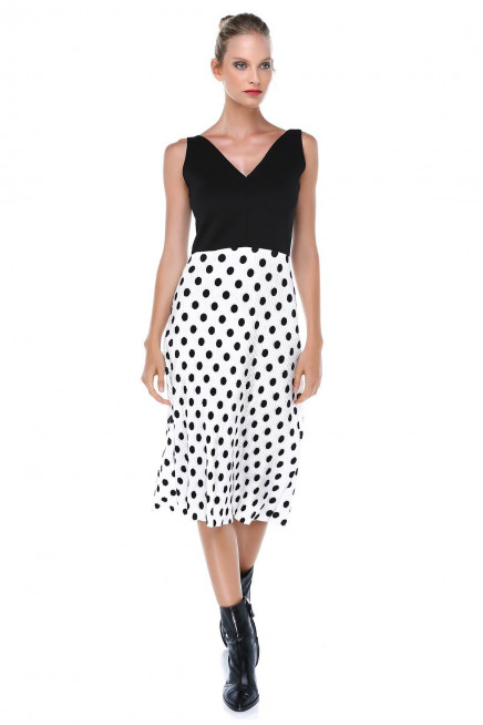 PUANTİYELİ ELBİSE 