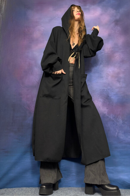 CEPLİ KAPŞONLU UZUN HIRKA