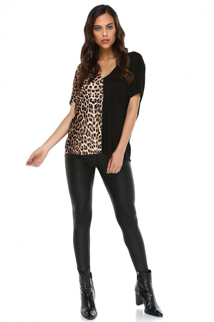 LEOPAR DESENLİ TUNİK  