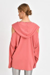 OMUZ DETAYLI SWEATSHİRT 
